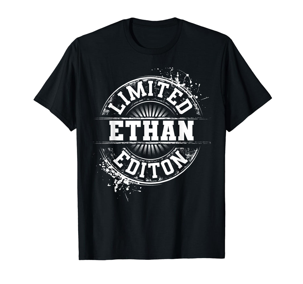 Ethan Funny Personalized Name Joke T-Shirt - Minimalist Print Men Women - T-Shirt, Sweatshirt, Hoodie
