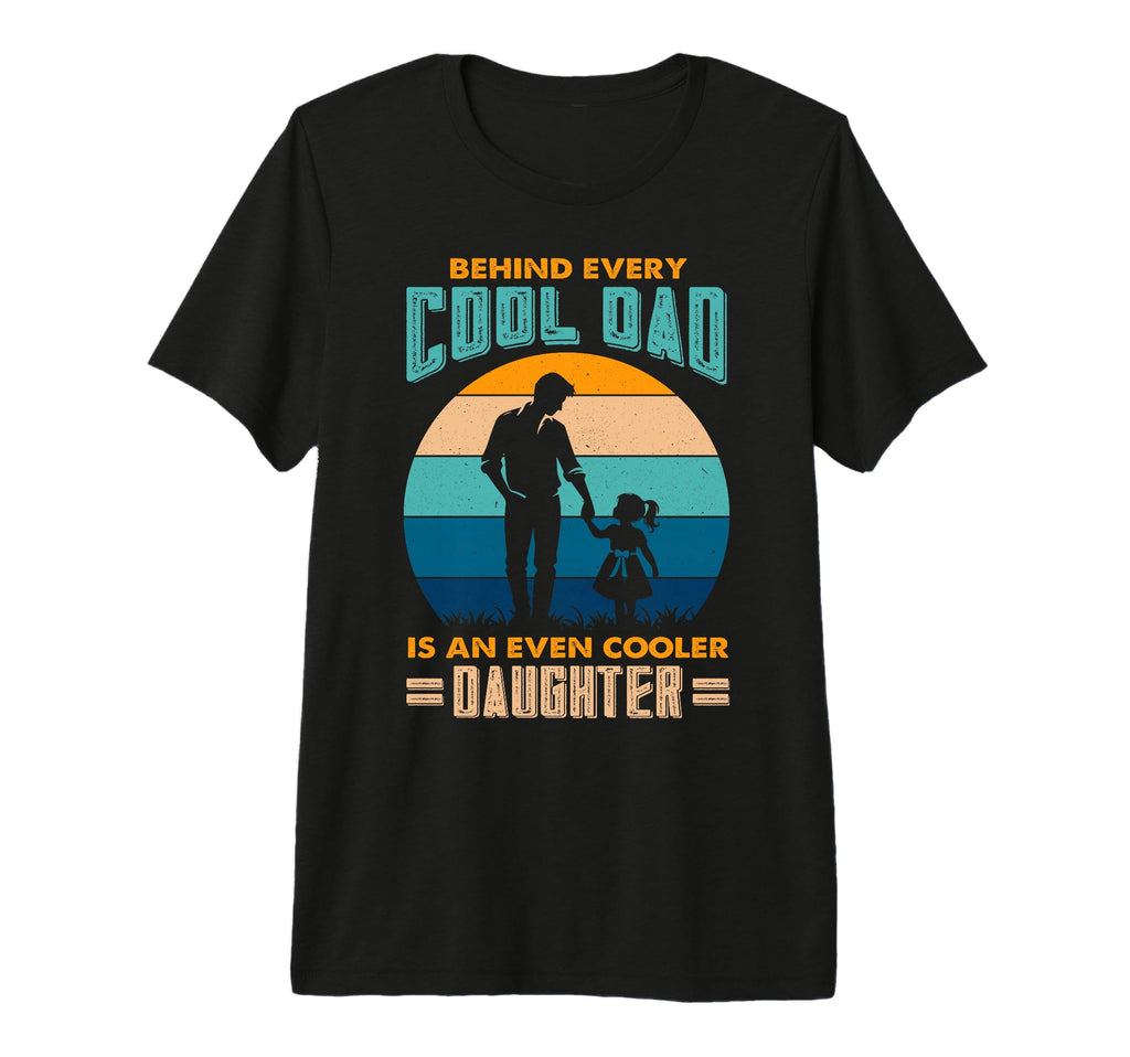 Fathers Day From Daughter Dad Daughter T-Shirt - Custom Art Print Unisex - T-Shirt, Sweatshirt, Hoodie