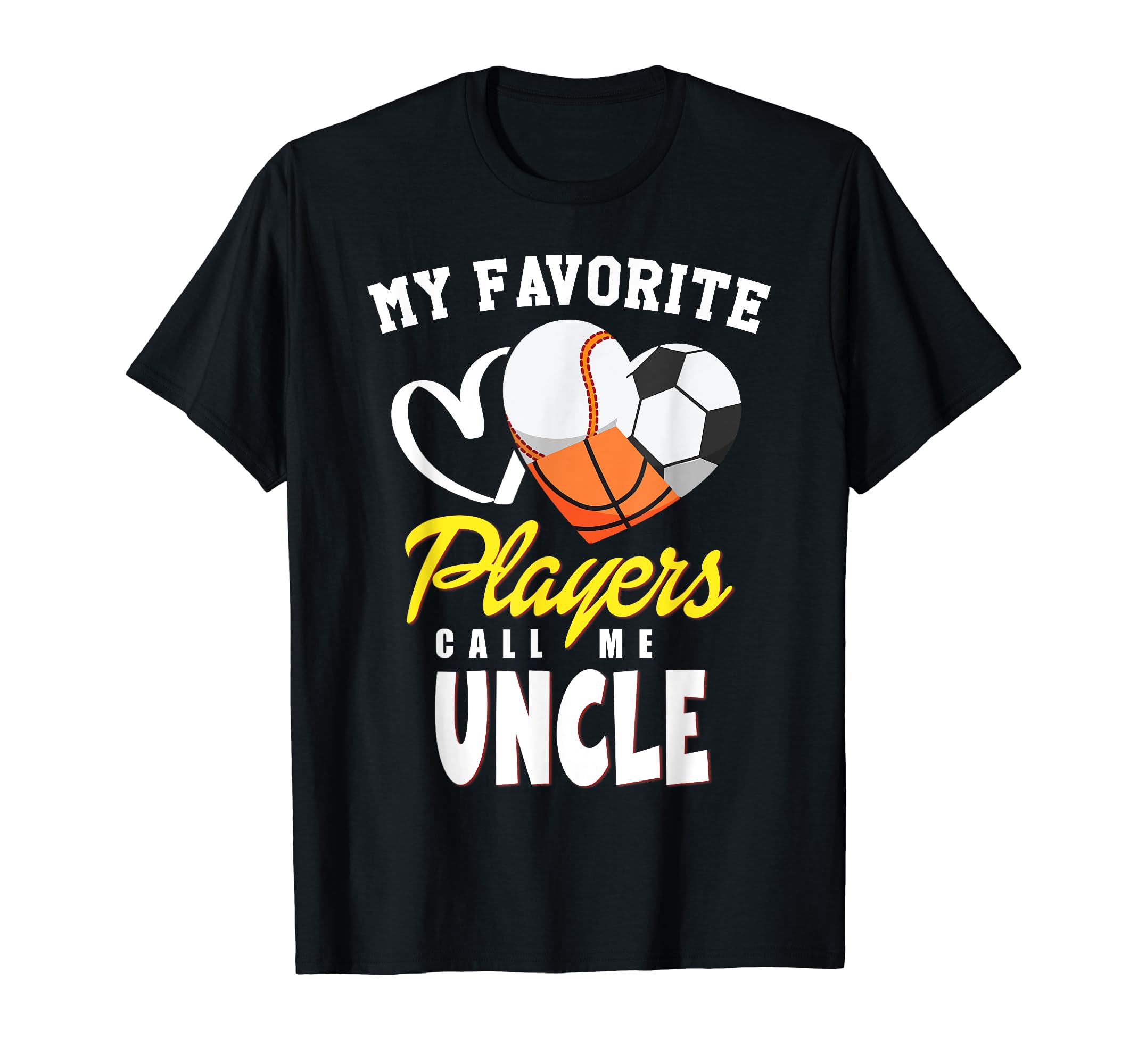 My Favorite Players Baseball Soccer T-Shirt - Graphic Print Unisex - T-Shirt, Sweatshirt, Hoodie