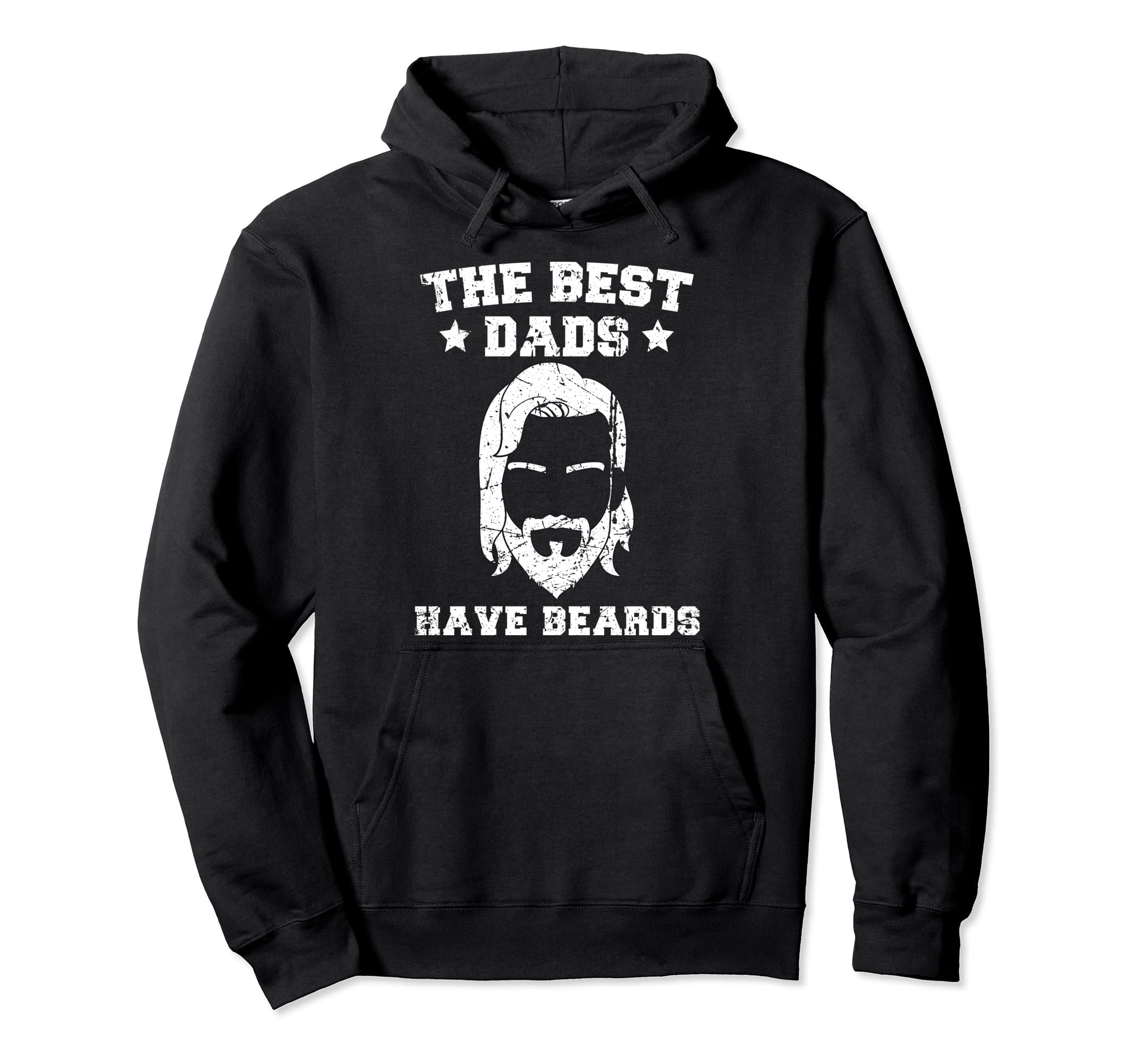 Father Beard Bearded Dad Fathers Hoodie - Minimalist Print for Adults - T-Shirt, Sweatshirt, Hoodie