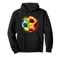 Soccer Ball Football Player And Fan Hoodie - Novelty Apparel Men Women - T-Shirt, Sweatshirt, Hoodie
