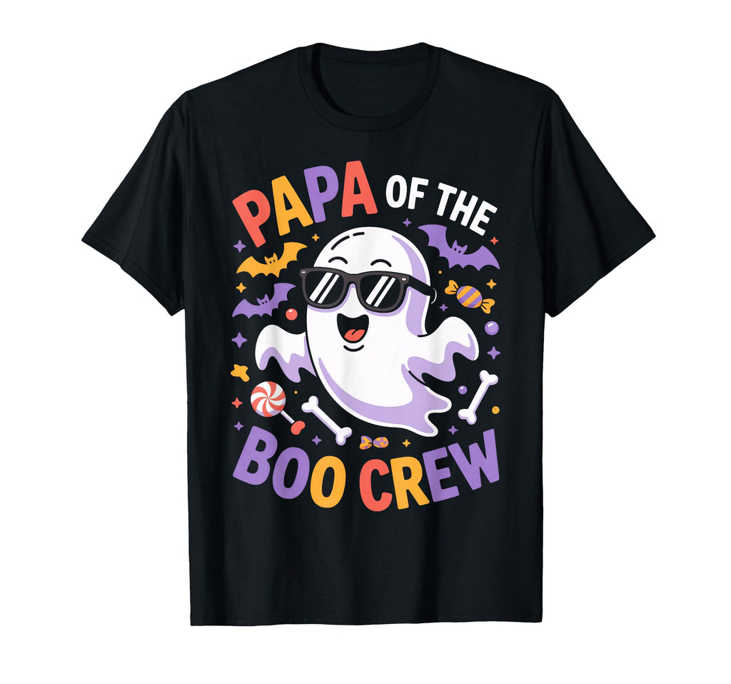 Funny Papa Boo Crew Ghost Halloween T-Shirt - Streetwear Style for Adults - T-Shirt, Sweatshirt, Hoodie