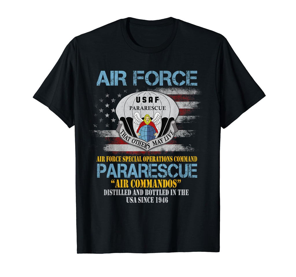 Us Air Force Pararescue Veteran Us T-Shirt - Minimalist Print Men Women - T-Shirt, Sweatshirt, Hoodie