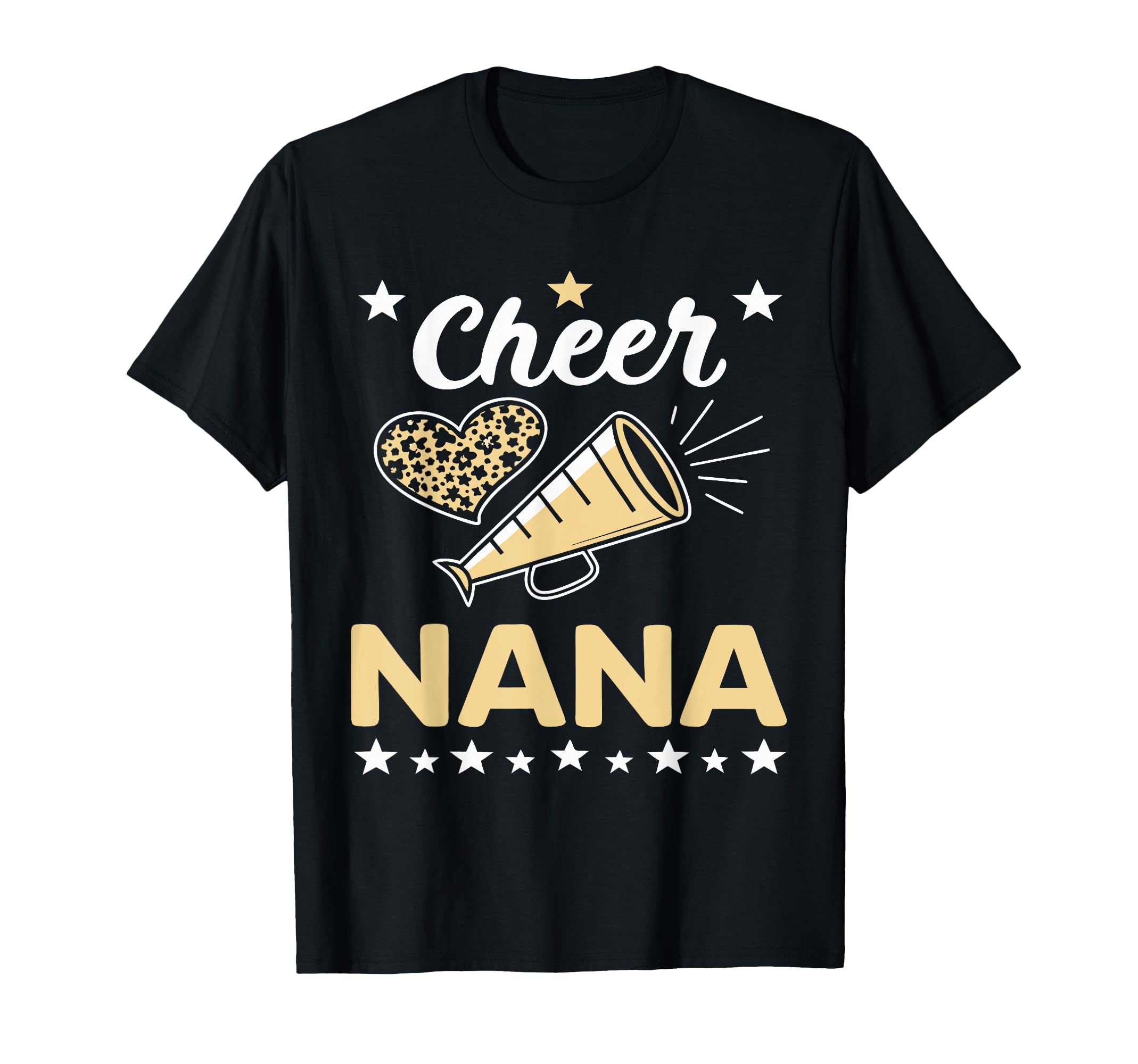 Cheer Nana Proud Cheerleader Grandma T-Shirt - Custom Art Print Unisex - T-Shirt, Sweatshirt, Hoodie