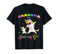 Grandma Birthday Unicorn Birthday Princess T-Shirt - Trendy Graphic Unisex - T-Shirt, Sweatshirt, Hoodie