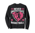 Never Underestimate Who Plays Sweatshirt - Graphic Print for Adults - T-Shirt, Sweatshirt, Hoodie