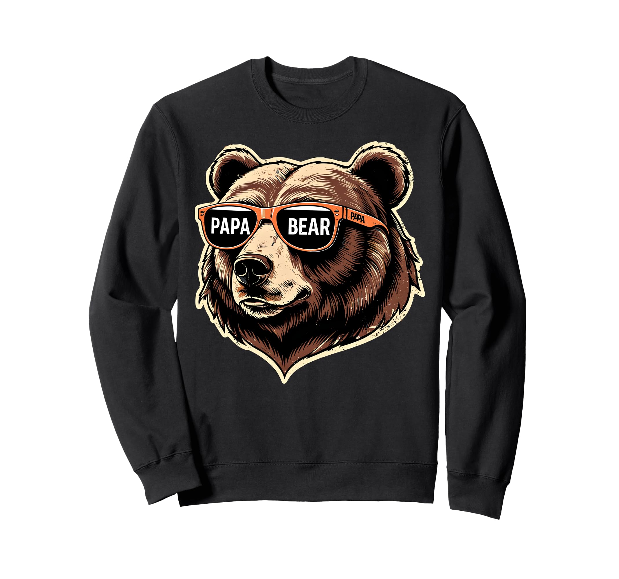 Papa Bear Husband Father Family Sweatshirt - Novelty Apparel for Adults - T-Shirt, Sweatshirt, Hoodie
