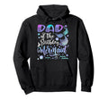 Dad Birthday Mermaid Bday Party Hoodie - Trendy Graphic Unisex - T-Shirt, Sweatshirt, Hoodie