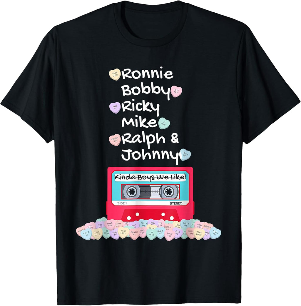 Ronnie Bobby Ricky Mike Ralph and Johnny Kinda Boys - Adult & Kids T-Shirts, Sweatshirts & Hoodies apparel design preview 1