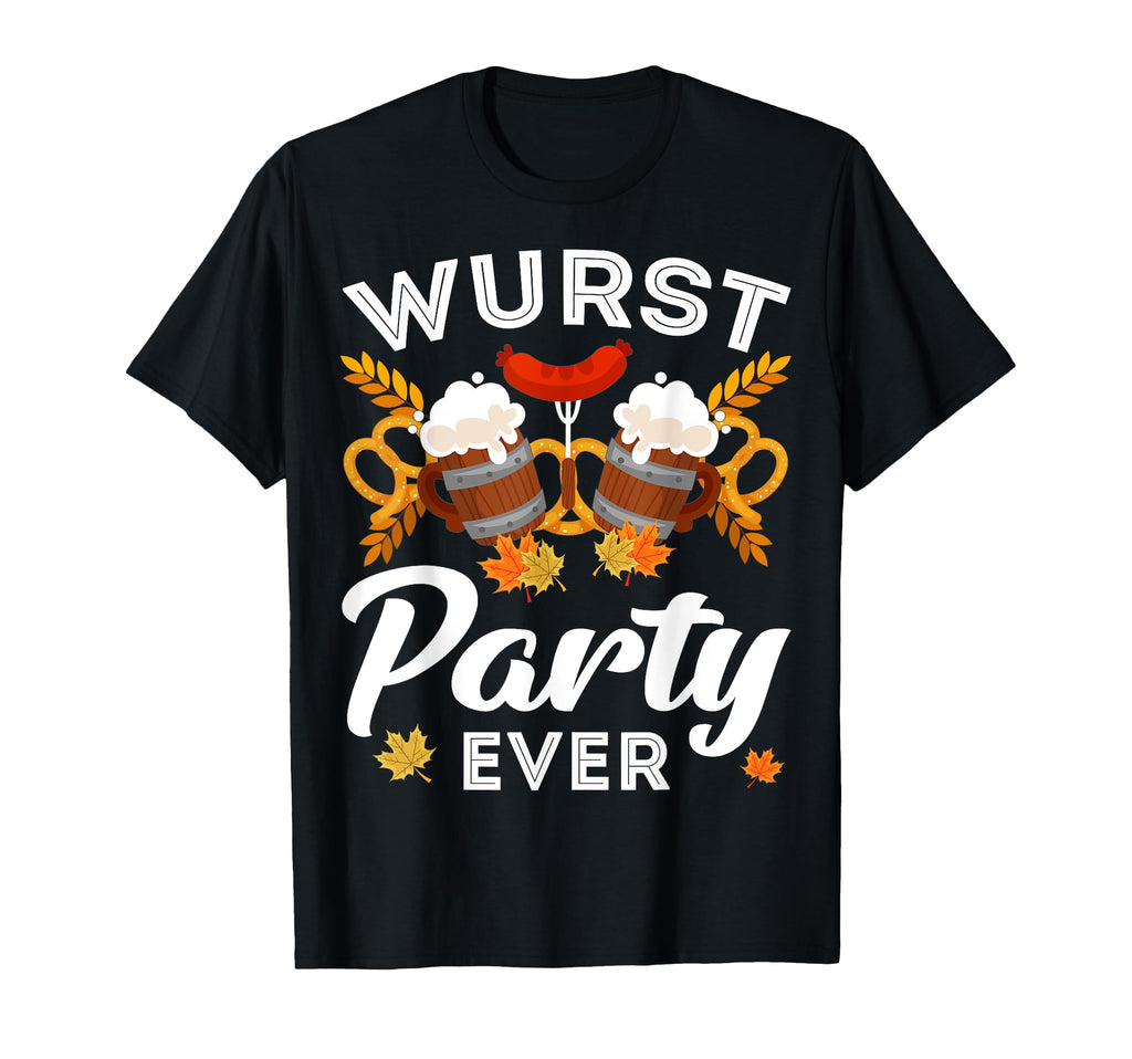 Wurst Party Ever Beer German Oktoberfest T-Shirt - Trendy Graphic Unisex - T-Shirt, Sweatshirt, Hoodie