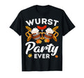 Wurst Party Ever Beer German Oktoberfest T-Shirt - Trendy Graphic Unisex - T-Shirt, Sweatshirt, Hoodie