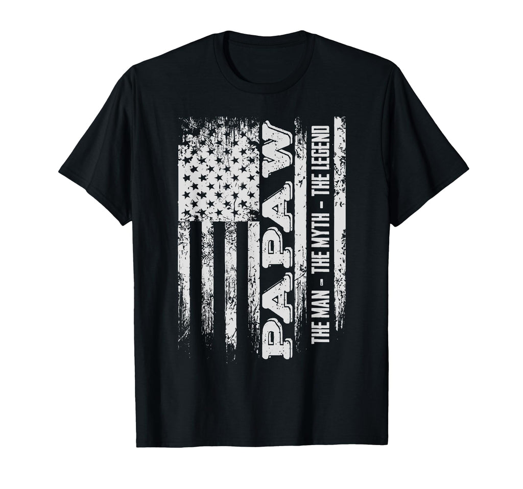 Papaw Myth Legend Dad Grandpa T-Shirt - Casual Everyday Wear for Adults - T-Shirt, Sweatshirt, Hoodie