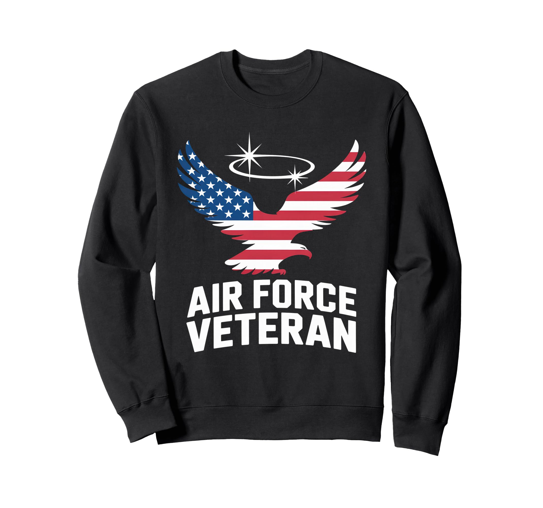 Air Force Veteran Us American Flag Sweatshirt - Custom Art Print Unisex - T-Shirt, Sweatshirt, Hoodie