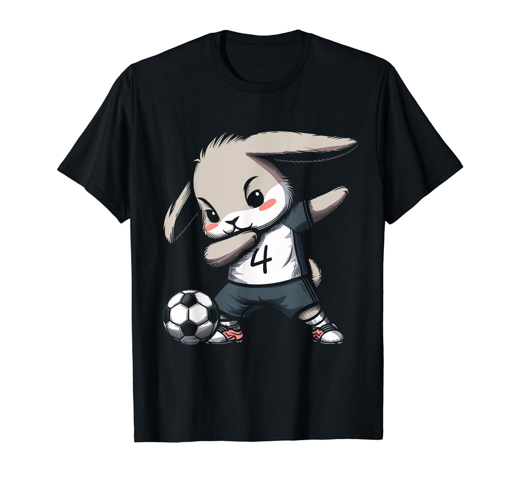 Soccer Rabbit Bunny Soccer Player T-Shirt - Casual Everyday Wear for Adults - T-Shirt, Sweatshirt, Hoodie