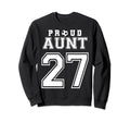 Number 27 Custom Proud Soccer Futbol Sweatshirt - Streetwear Style Unisex - T-Shirt, Sweatshirt, Hoodie