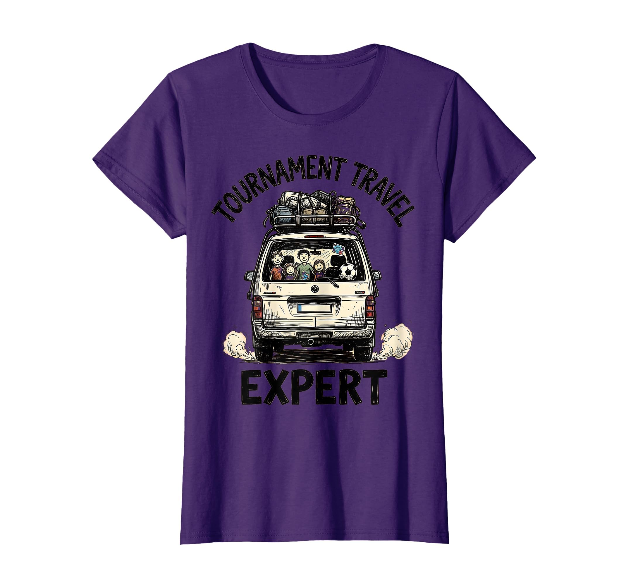 Tournament Travel Expert Soccer Mom T-Shirt - Graphic Print Unisex - T-Shirt, Sweatshirt, Hoodie