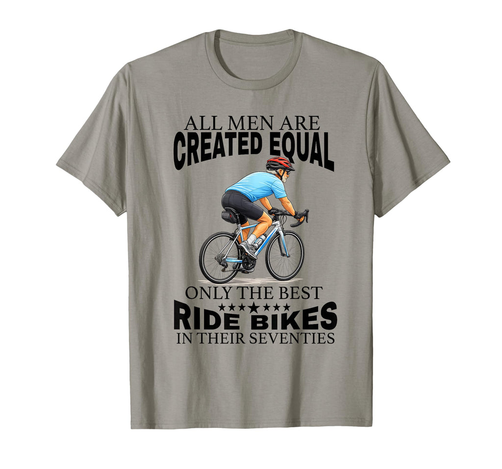 All Are Created Equal Biking Cyclist T-Shirt - Graphic Print for Adults - T-Shirt, Sweatshirt, Hoodie