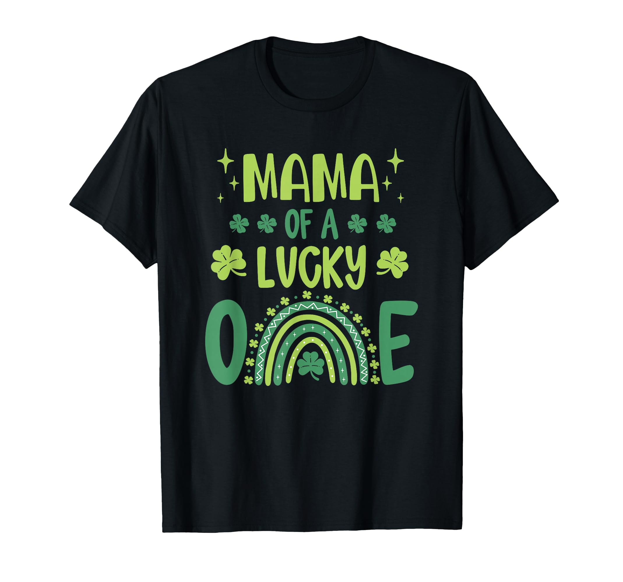 Mama Lucky One First Birthday St T-Shirt - Custom Art Print Men Women - T-Shirt, Sweatshirt, Hoodie