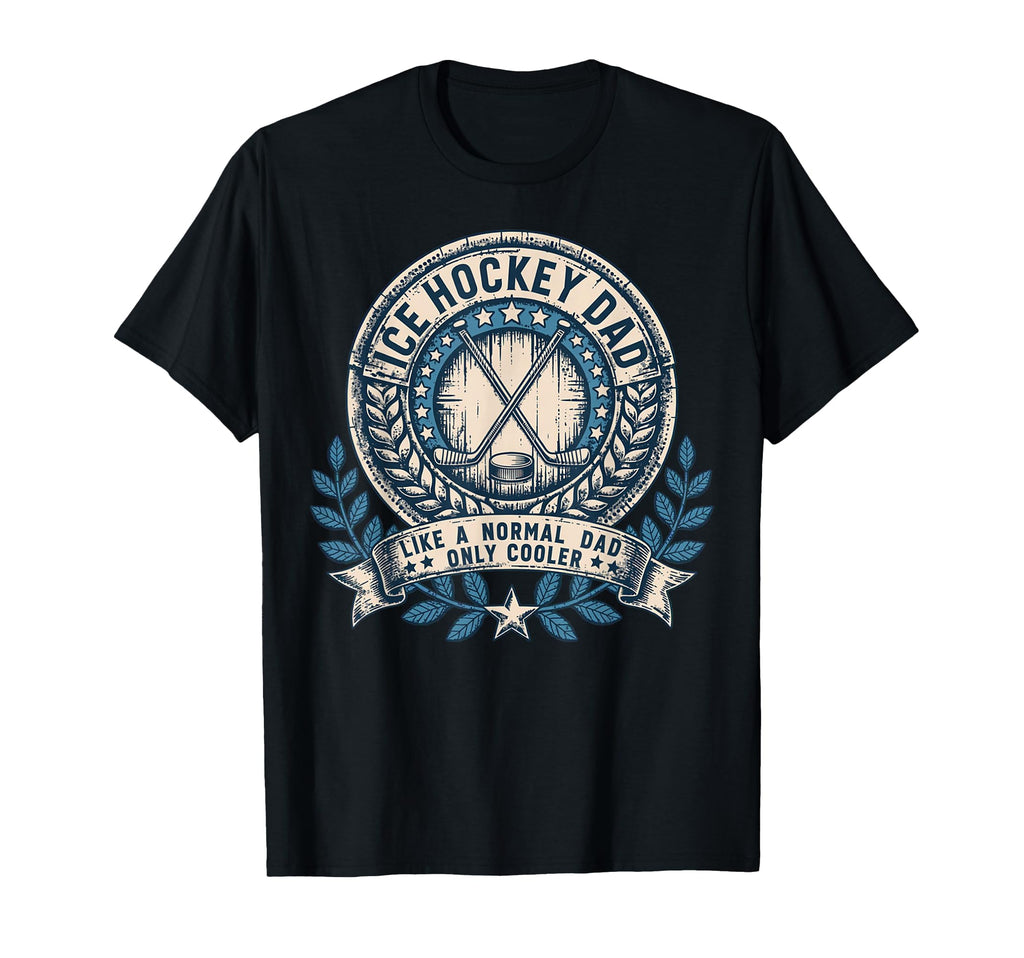 Usa Patriotic Ice Hockey Dad Like Normal T-Shirt - Novelty Apparel Unisex - T-Shirt, Sweatshirt, Hoodie