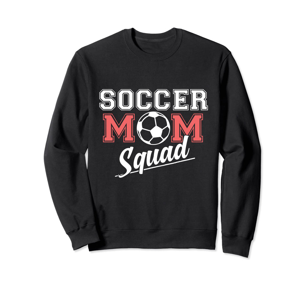 Soccer Mom Squad Sports Player Sweatshirt - Minimalist Print for Adults - T-Shirt, Sweatshirt, Hoodie