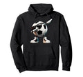 Funny Dabbing Dab Soccer Player Ball Hoodie - Graphic Print Men Women - T-Shirt, Sweatshirt, Hoodie