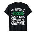 My Favorite Soccer Player Grammie T-Shirt - Custom Art Print Men Women - T-Shirt, Sweatshirt, Hoodie