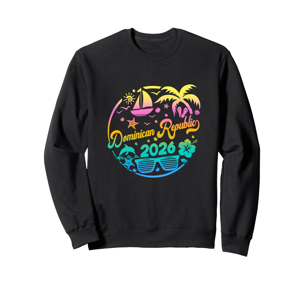 Dominican Republic 2026 Family Sweatshirt - Graphic Print Men Women - T-Shirt, Sweatshirt, Hoodie