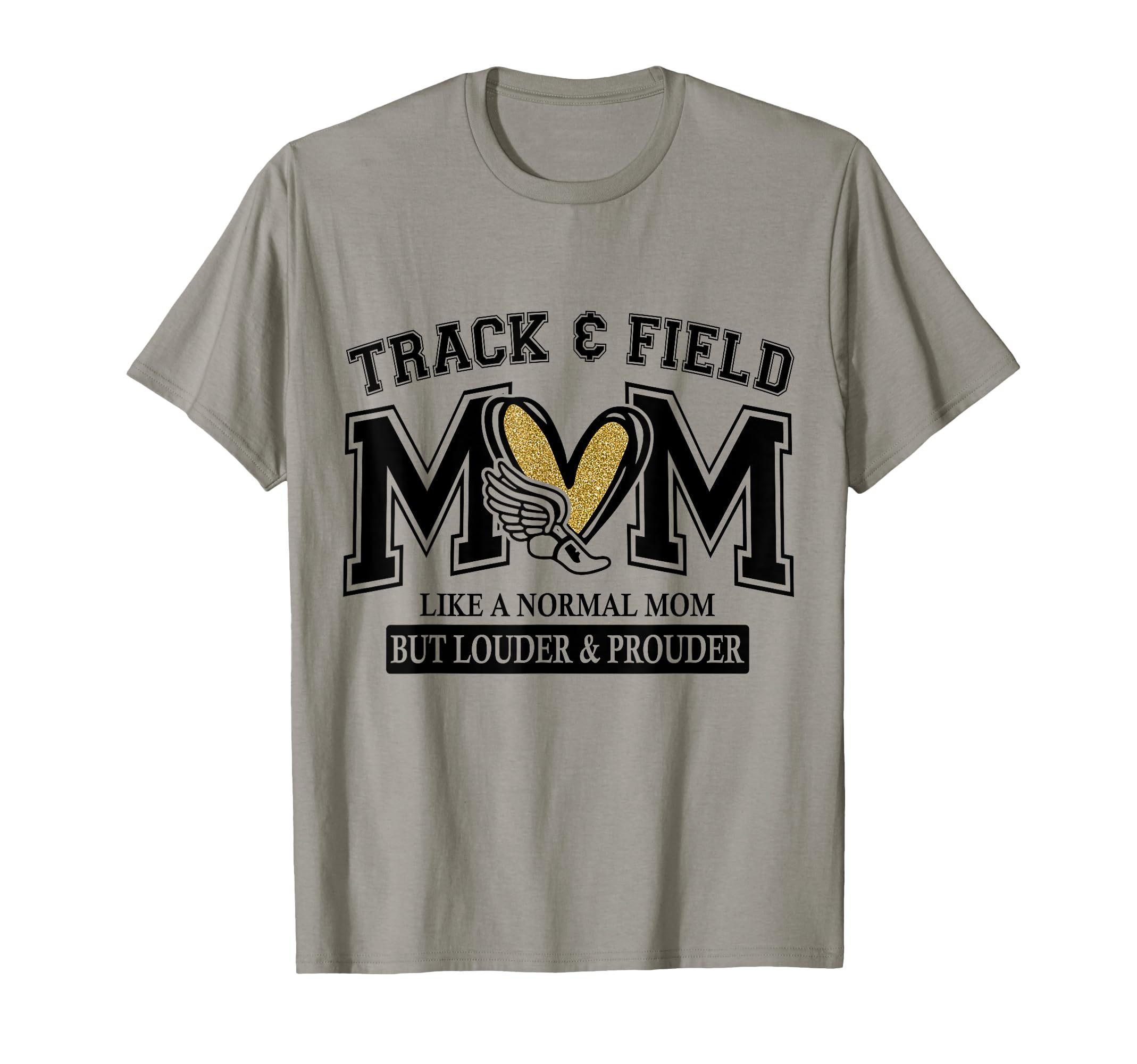 Track And Field Mom Like Normal Mom T-Shirt - Minimalist Print for Adults - T-Shirt, Sweatshirt, Hoodie