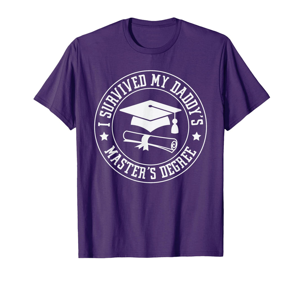 I Survived My Daddy Dad Masters T-Shirt - Minimalist Print for Adults - T-Shirt, Sweatshirt, Hoodie