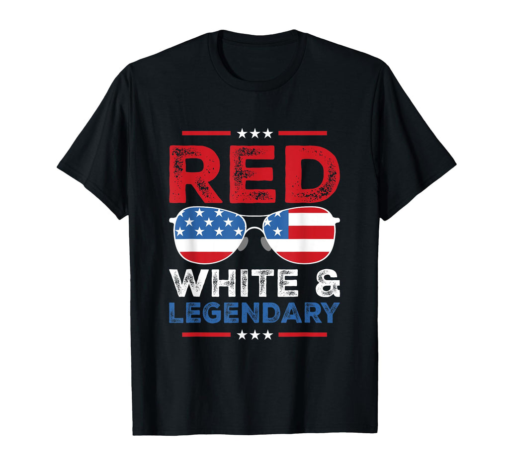 Red White Legendary Dad Father Son T-Shirt - Unique Graphic for Adults - T-Shirt, Sweatshirt, Hoodie