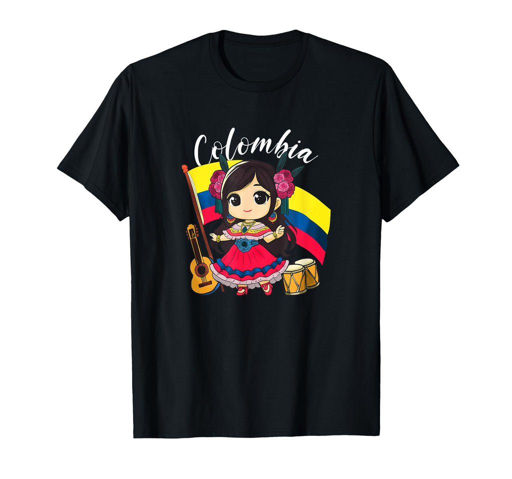 Colombia Colombian Flag Day Hispanic T-Shirt - Novelty Apparel Unisex - T-Shirt, Sweatshirt, Hoodie