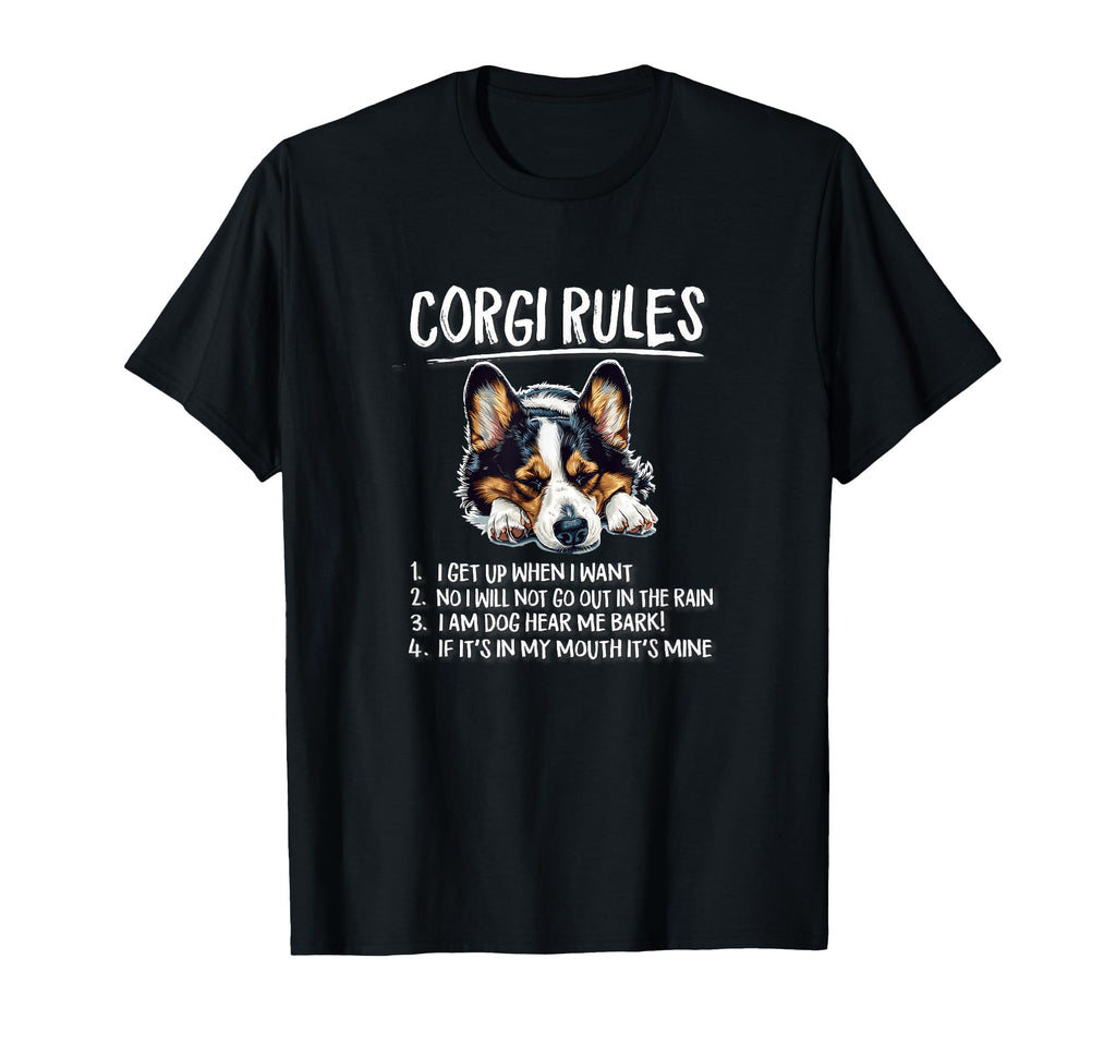 Mens Womens Rules Nap Black Pembroke T-Shirt - Unique Graphic Unisex - T-Shirt, Sweatshirt, Hoodie