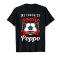 My Favorite Goalie Calls Me Poppo Soccer T-Shirt - Custom Art Print Unisex - T-Shirt, Sweatshirt, Hoodie