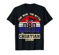 Myth Croatian Legend Dad T-Shirt - Minimalist Print Men Women - T-Shirt, Sweatshirt, Hoodie