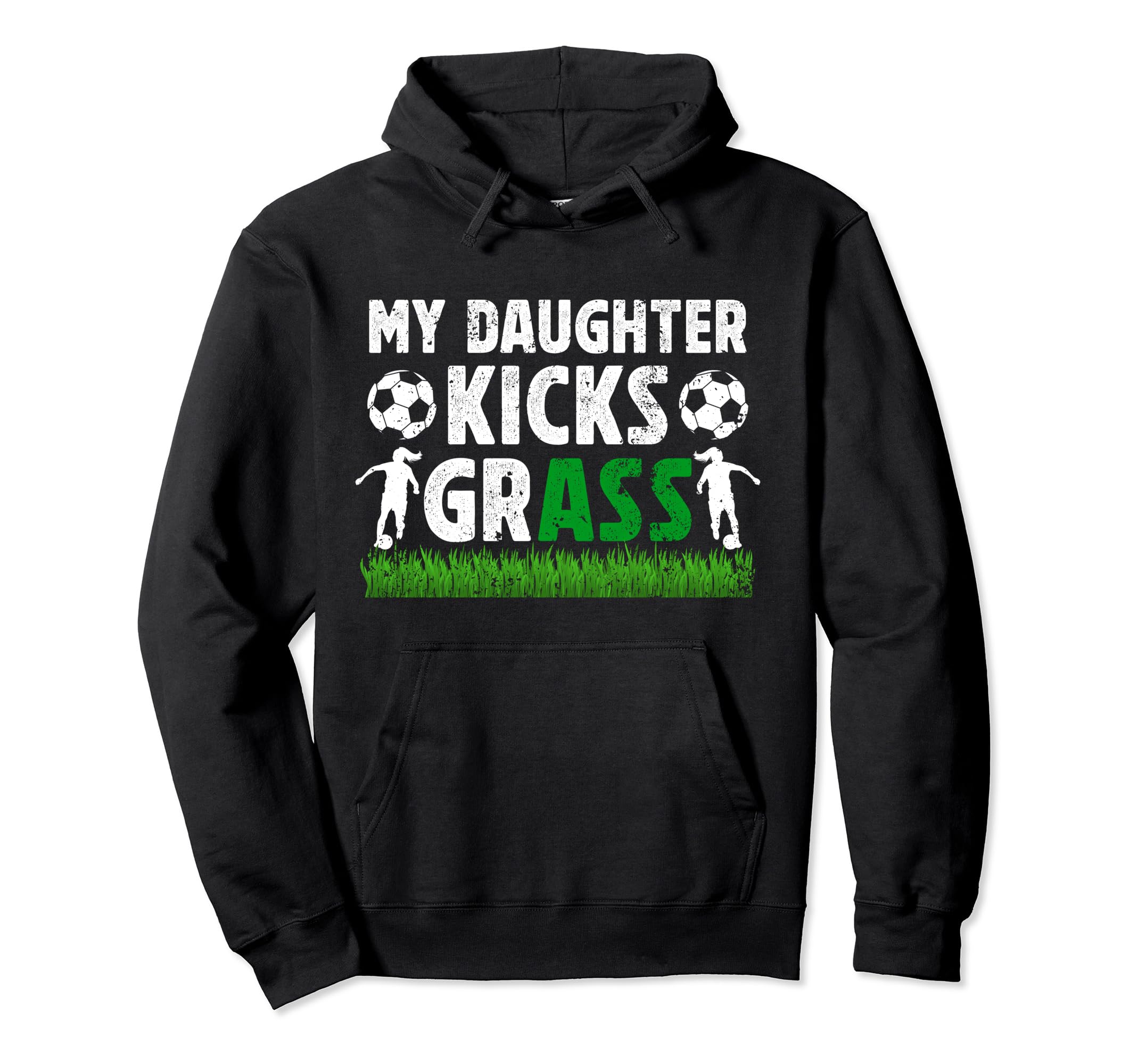 My Daughter Soccer Dad Soccer Player Hoodie - Graphic Print Men Women - T-Shirt, Sweatshirt, Hoodie