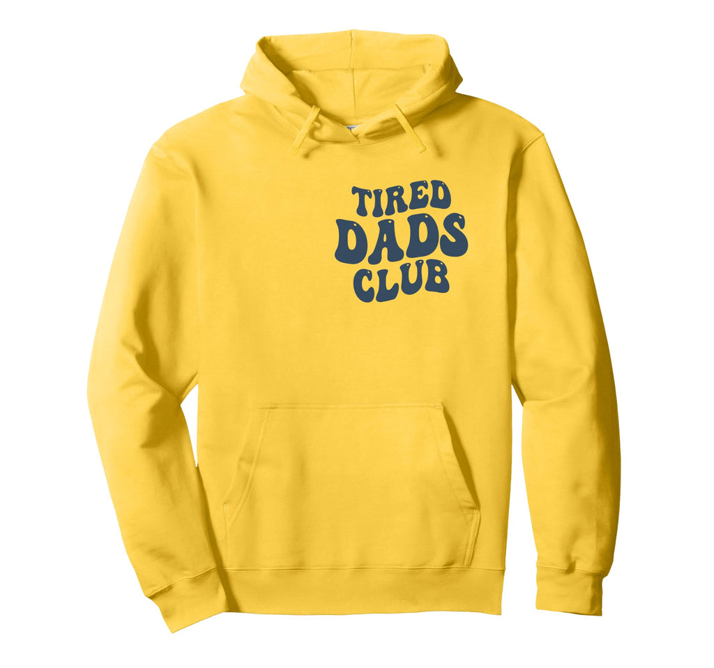 Tired Dads Club Play Cars Dads Back 2 Hoodie - Trendy Graphic Men Women - T-Shirt, Sweatshirt, Hoodie