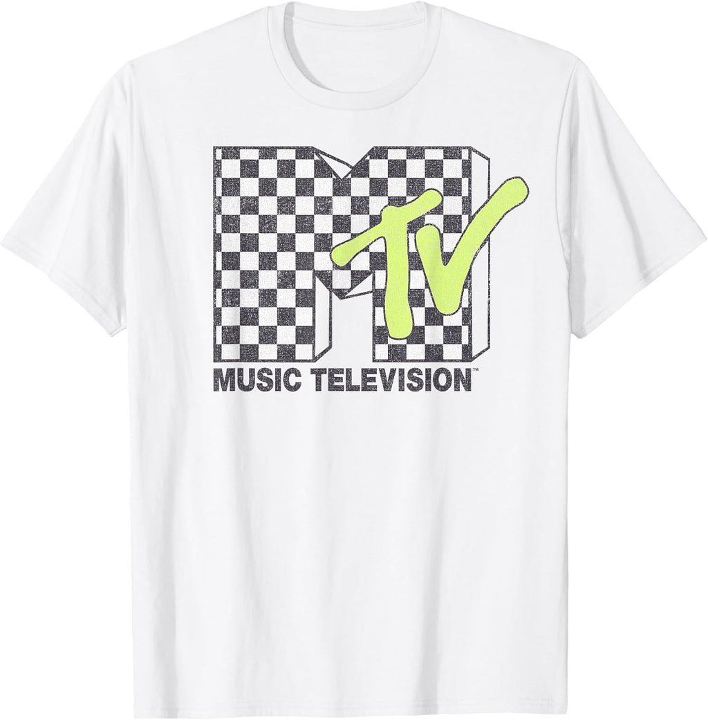 Music Television Checkerboard Logo Fill Small - Adult & Kids T-Shirts, Sweatshirts & Hoodies apparel design preview 1