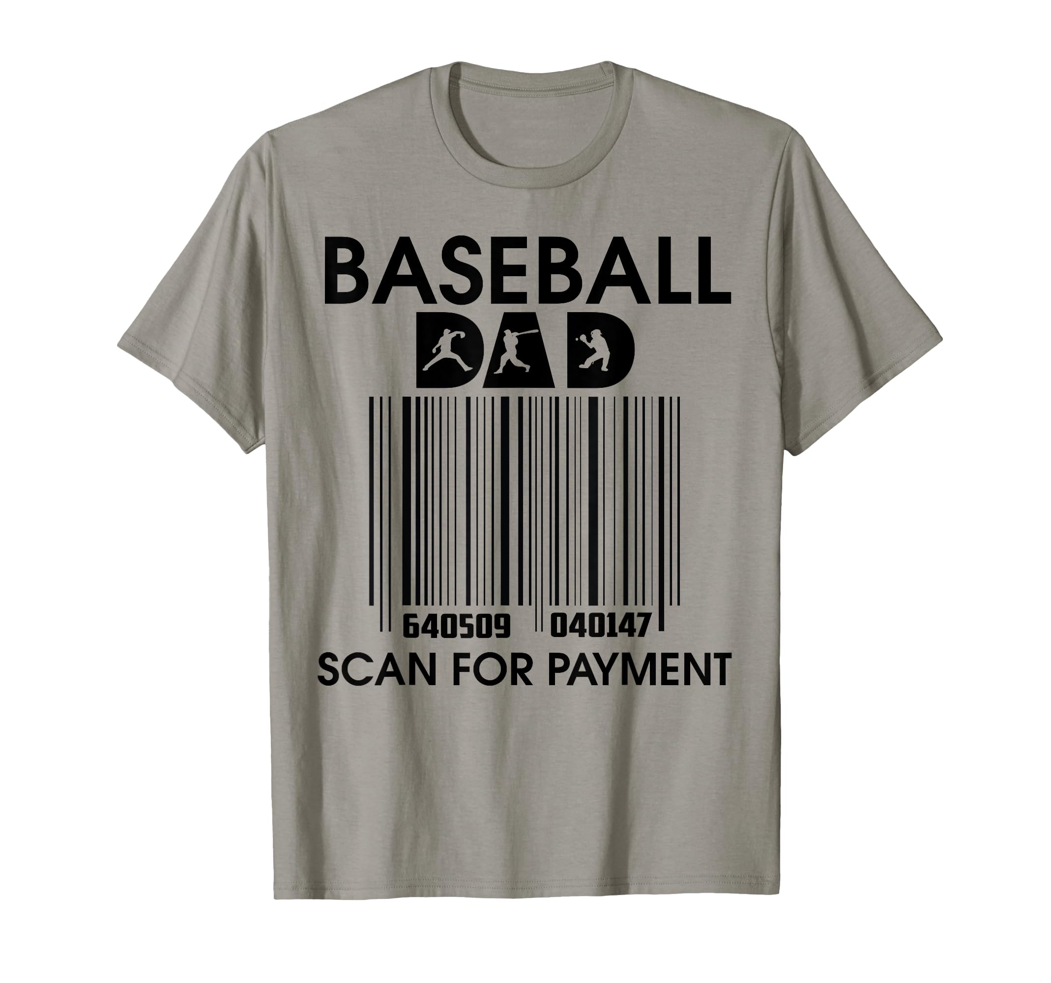 Baseball Dad Scan Payment T-Shirt - Custom Art Print Unisex - T-Shirt, Sweatshirt, Hoodie