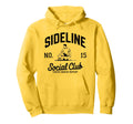 Sideline Social Club Soccer Mom Game Day Hoodie - Streetwear Style Unisex - T-Shirt, Sweatshirt, Hoodie