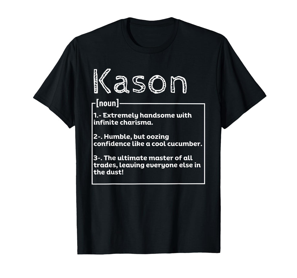 Name Kason Meaning Definition T-Shirt - Minimalist Print for Adults - T-Shirt, Sweatshirt, Hoodie