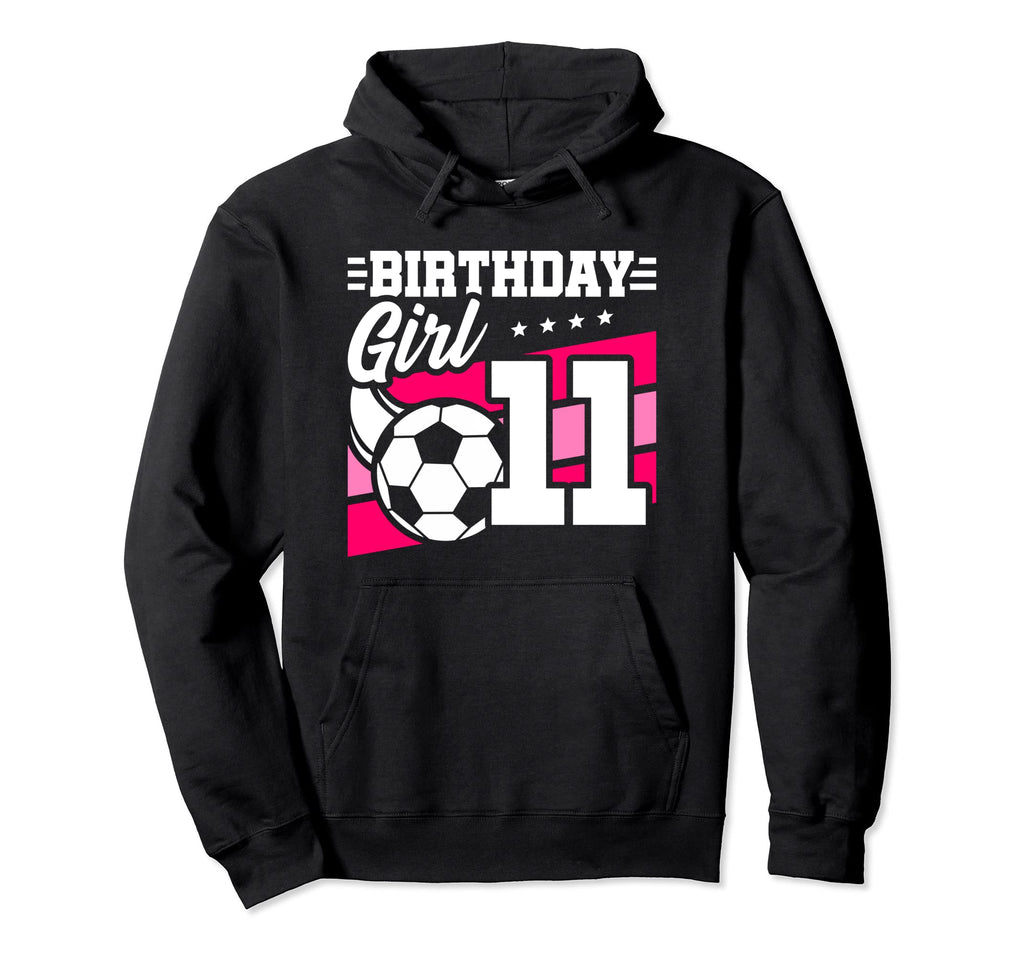 Soccer Birthday Party 11 Year Old Hoodie - Minimalist Print for Adults - T-Shirt, Sweatshirt, Hoodie