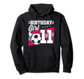 Soccer Birthday Party 11 Year Old Hoodie - Minimalist Print for Adults - T-Shirt, Sweatshirt, Hoodie