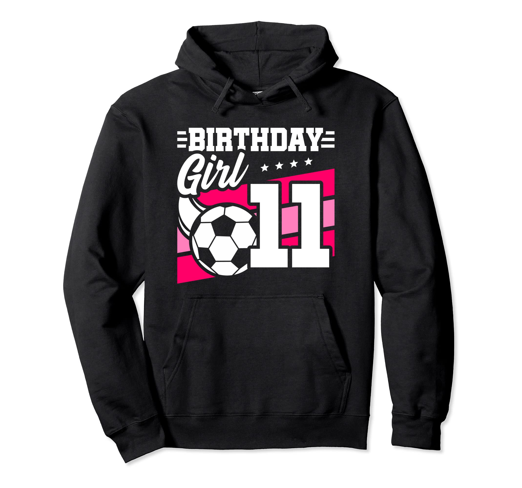 Soccer Birthday Party 11 Year Old Hoodie - Minimalist Print for Adults - T-Shirt, Sweatshirt, Hoodie