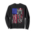 Us Flag Mechanic Dad Rrepair Guy Car Sweatshirt - Unique Graphic Unisex - T-Shirt, Sweatshirt, Hoodie