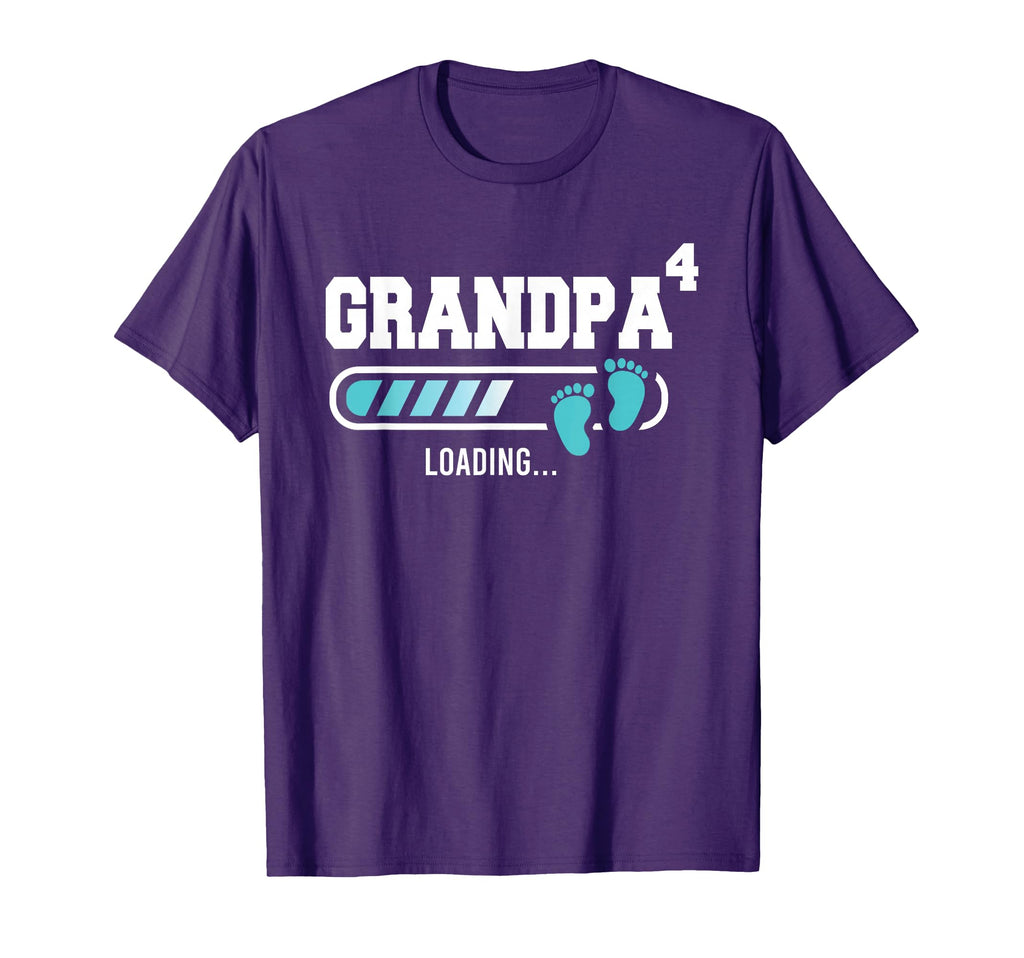 Mens Grandpa 4 Fourth Time Grandpa Funny T-Shirt - Trendy Graphic Unisex - T-Shirt, Sweatshirt, Hoodie