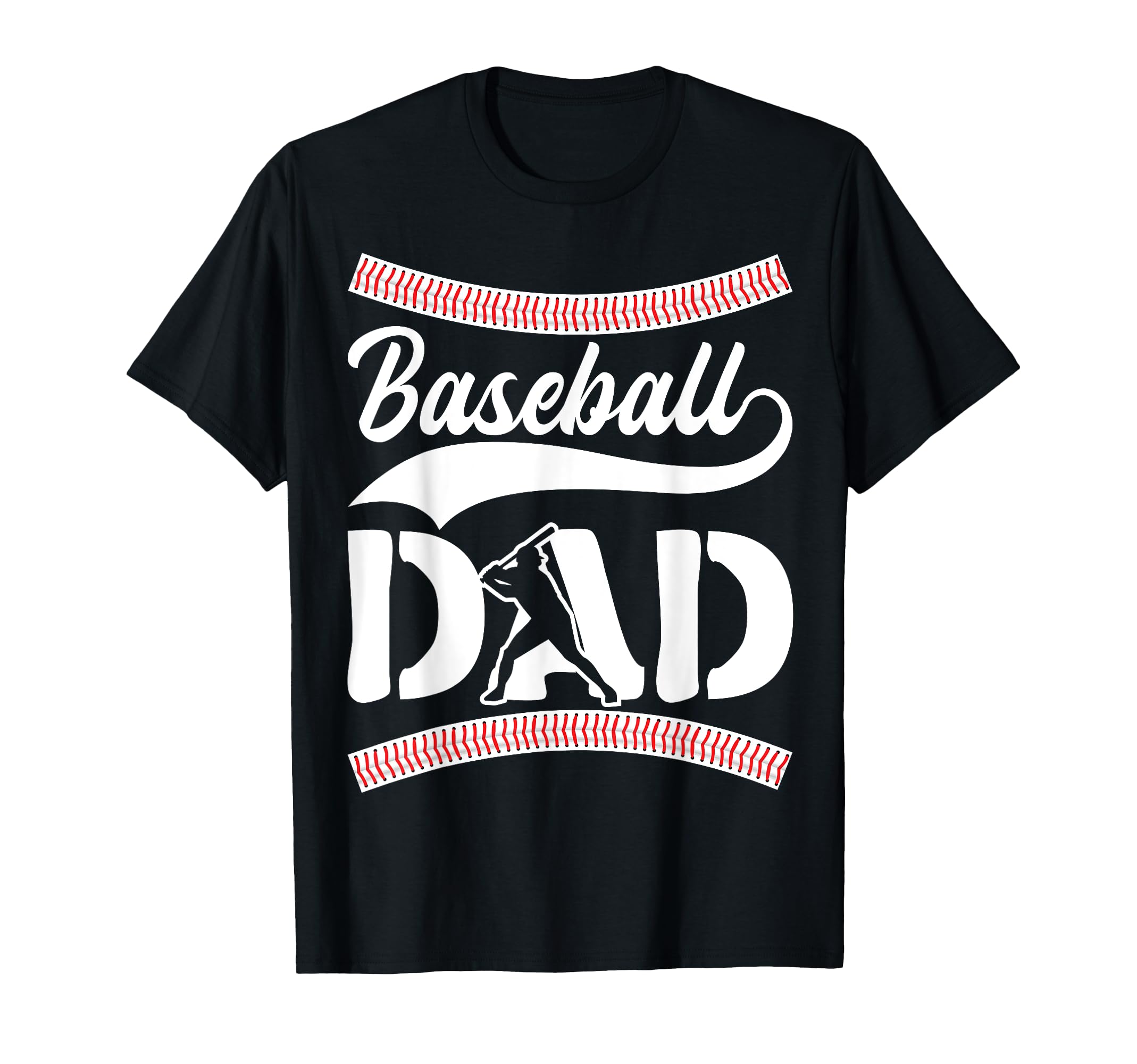 Baseball Dad T-Shirt - Custom Art Print Unisex - T-Shirt, Sweatshirt, Hoodie