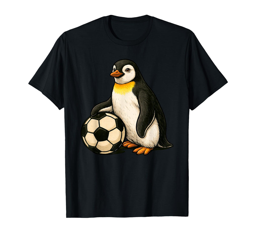 Funny Penguin Soccer Ball T-Shirt - Streetwear Style Men Women - T-Shirt, Sweatshirt, Hoodie