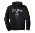 Bearded Collie Dog Boss Jacket Outfit Hoodie - Custom Art Print for Adults - T-Shirt, Sweatshirt, Hoodie