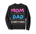 Everting Mom Dad Matching Family Sweatshirt - Minimalist Print Men Women - T-Shirt, Sweatshirt, Hoodie