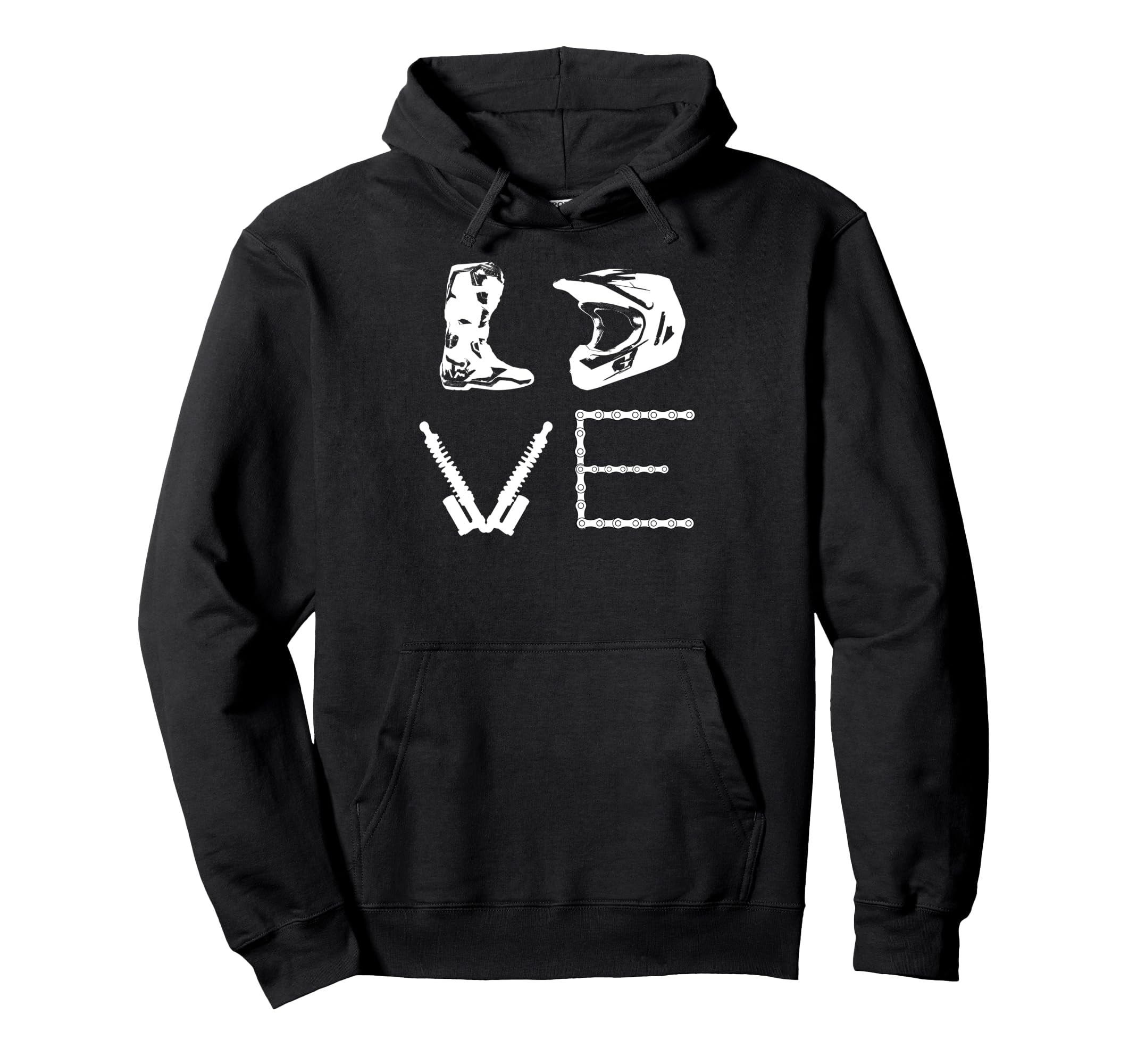 Dirt Bike Love Bike Motocross Enduro Hoodie - Unique Graphic Men Women - T-Shirt, Sweatshirt, Hoodie